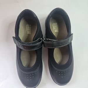 Drew Women's Shoes Size 6.5 M Rose Black Lightweight Comfort Mary Jane 14375-99